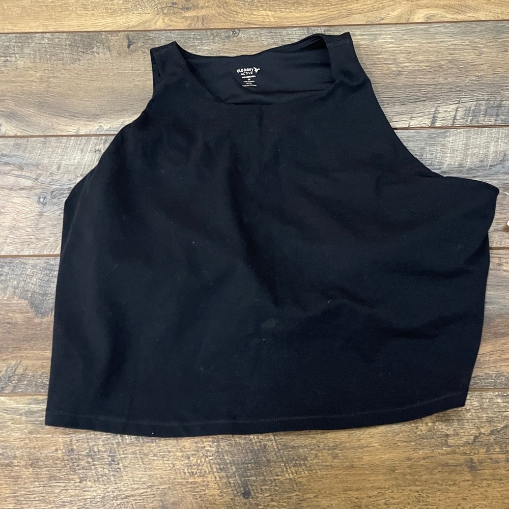 Old Navy Active PowerChill Light Support Tank Top Black 3X NWT Athleisure Gorp
